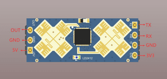 Распиновка LD2412