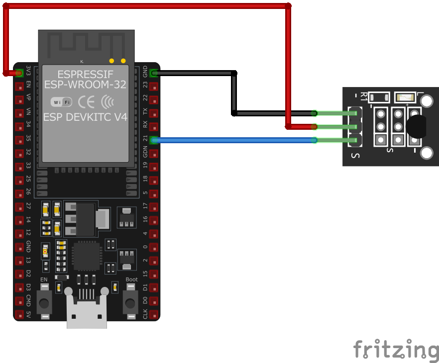 Подключение KY-001 к ESP32