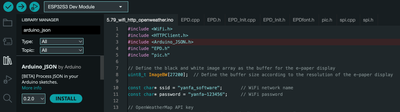 Установка библиотек в Arduino IDE